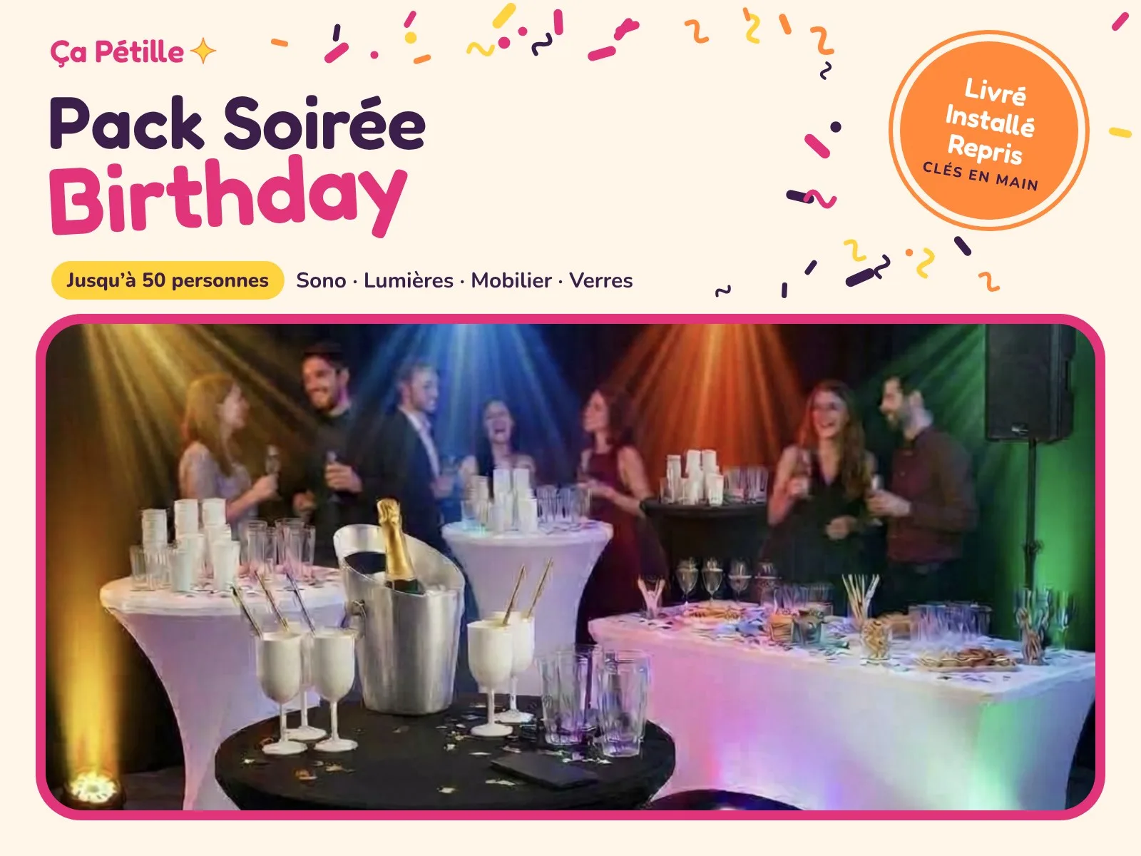 Pack Soirée Birthday